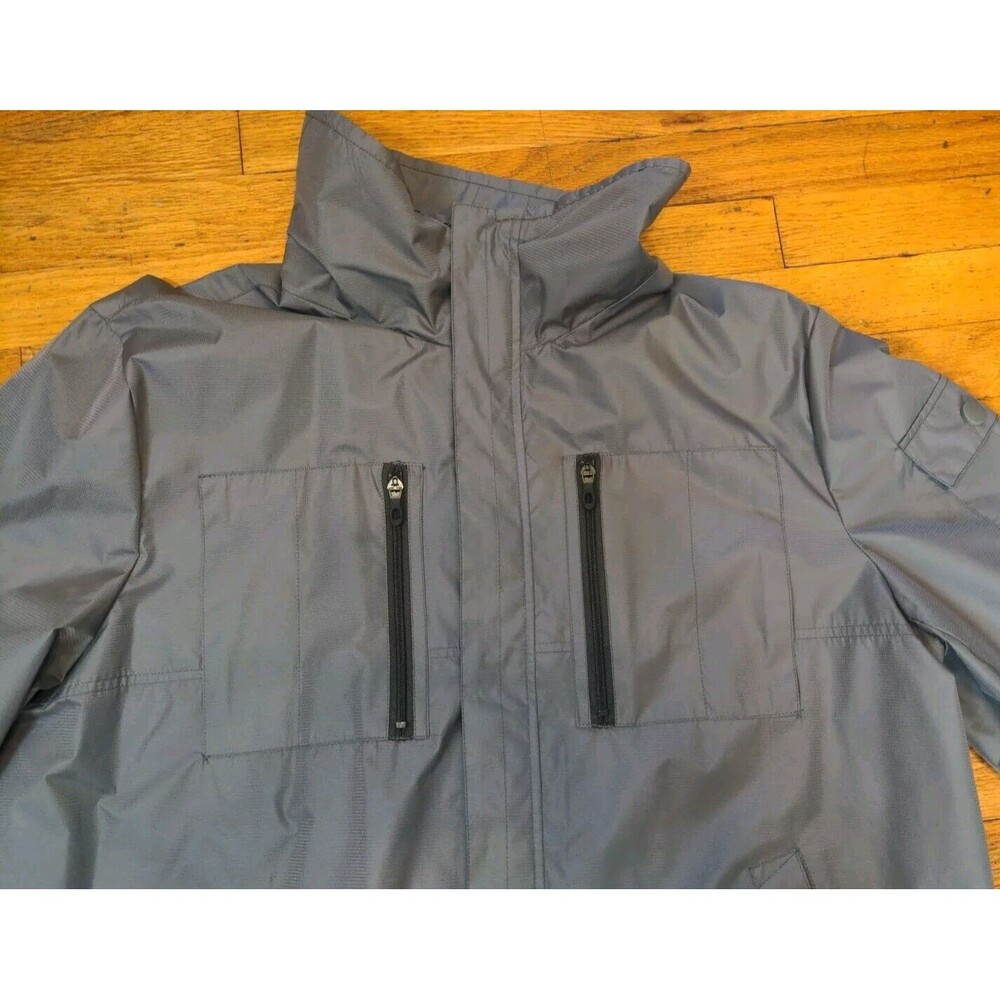 Kenneth Cole New York Long Sleeve Grey Full-Zip Womens Windbreaker Jacket XL - Picture 4 of 11